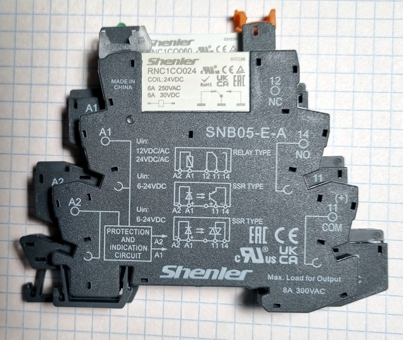 Колодки реле Shenler RNC SNC05 SNB05 сравнение